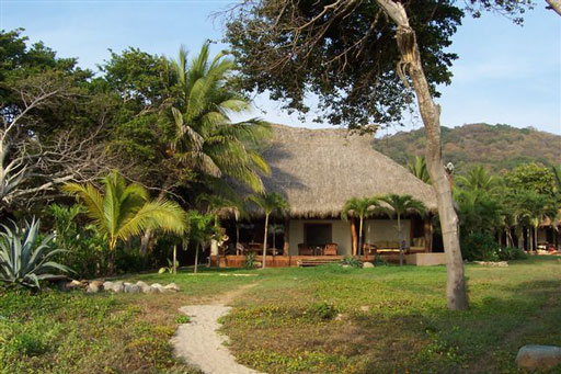View from beach area