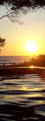 Sunset at Casa Riscal